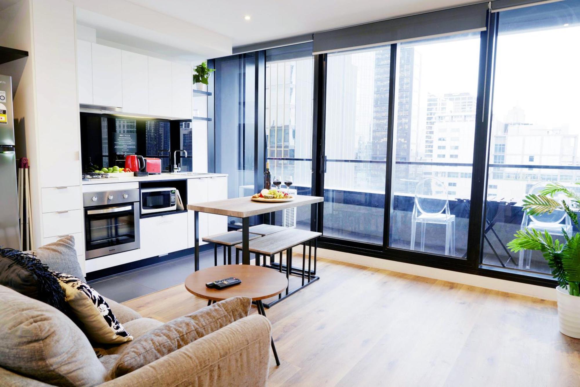 Aura On Flinders Serviced Apartments Ville de Ville de Melbourne Extérieur photo